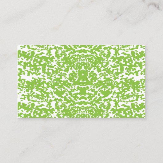 Visitekaartje (Achterkant)