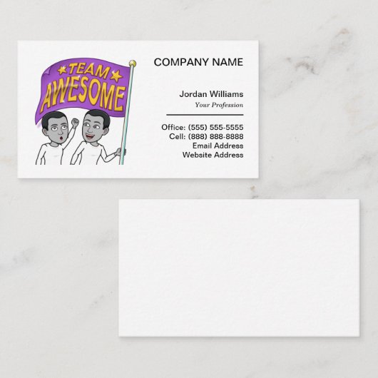 Visitekaartje (Voorkant / Achterkant)