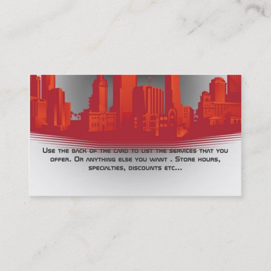 Visitekaartje (Achterkant)