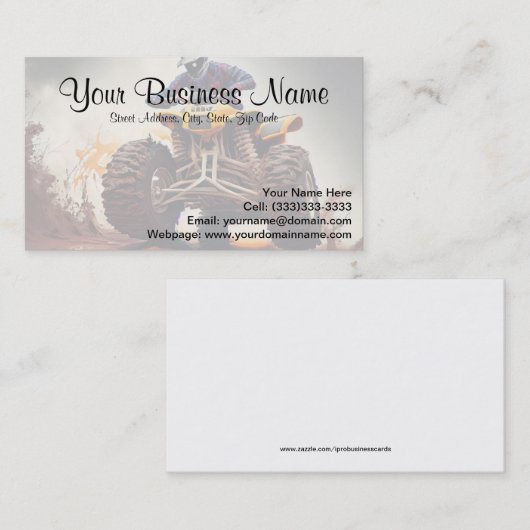 Visitekaartje (Voorkant / Achterkant)