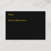 Visitekaartje (Achterkant)