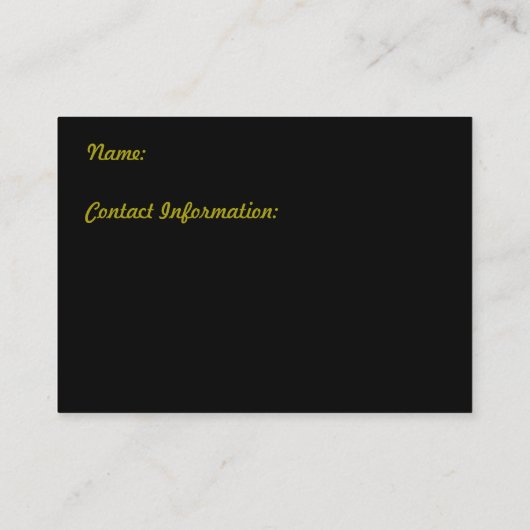 Visitekaartje (Achterkant)