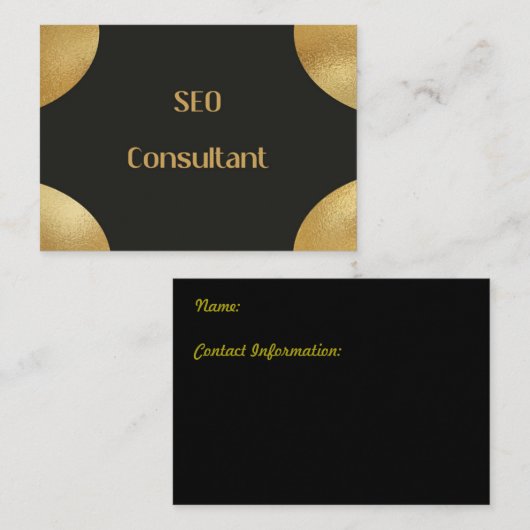 Visitekaartje (Voorkant / Achterkant)