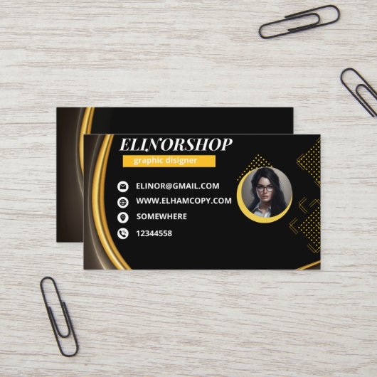 VISITEKAARTJE (Voorkant / Achterkant in situ)