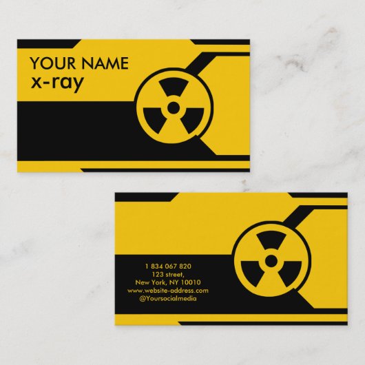 visitekaartje (Voorkant / Achterkant)