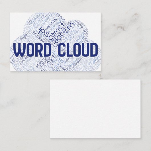 Visitekaartje (Voorkant / Achterkant)