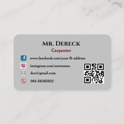 Visitekaartje (Achterkant)