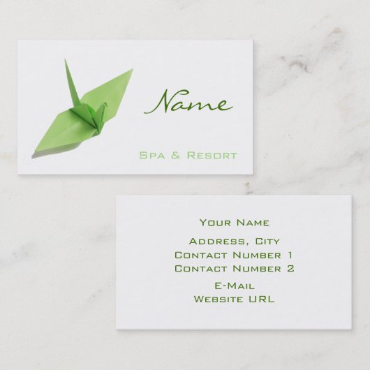 Visitekaartje (Voorkant / Achterkant)