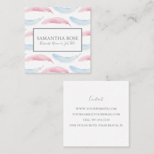 Visitekaartje (Voorkant / Achterkant)