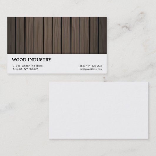 visitekaartje (Voorkant / Achterkant)