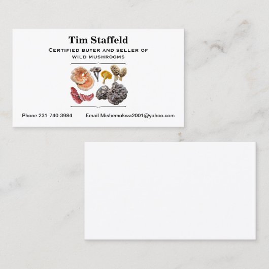 Visitekaartje (Voorkant / Achterkant)