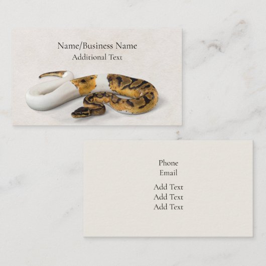 Visitekaartje (Voorkant / Achterkant)