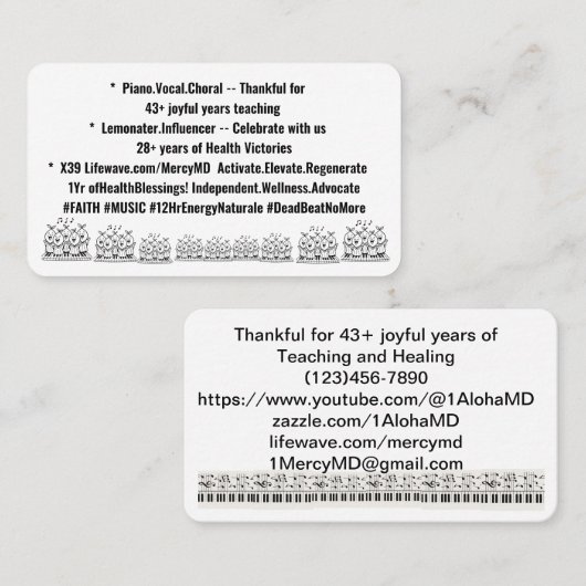 Visitekaartje (Voorkant / Achterkant)