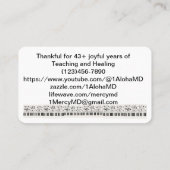 Visitekaartje (Achterkant)