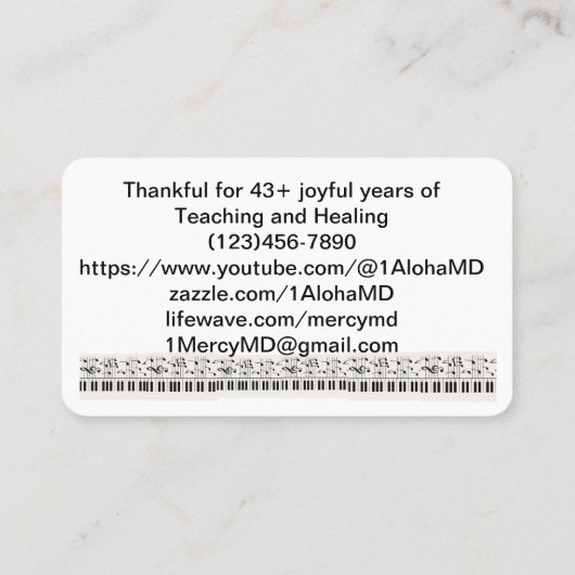 Visitekaartje (Achterkant)