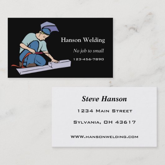 Visitekaartje (Voorkant / Achterkant)