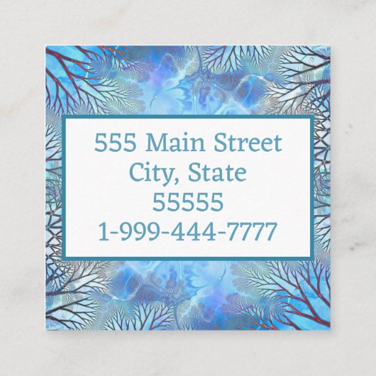 Visitekaartje (Achterkant)