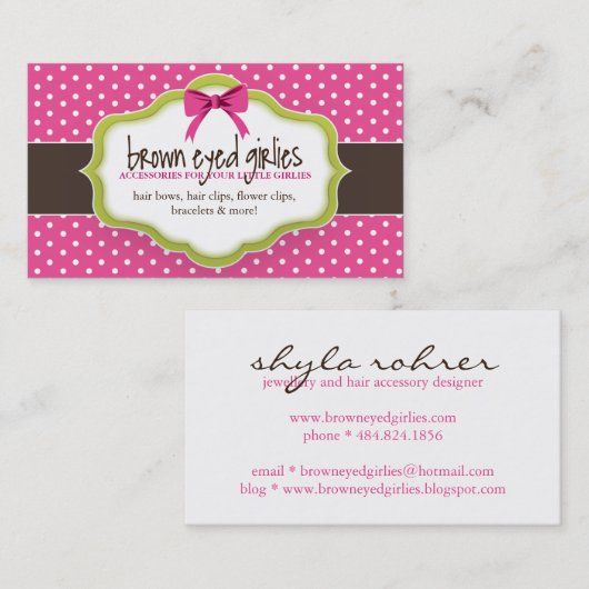 Visitekaartje (Voorkant / Achterkant)