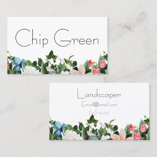 visitekaartje (Voorkant / Achterkant)