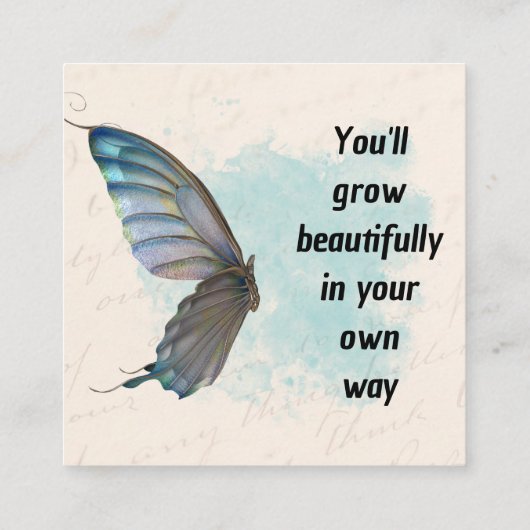 Visitekaartje (Achterkant)