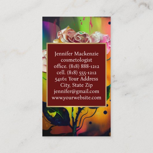 Visitekaartje (Achterkant)