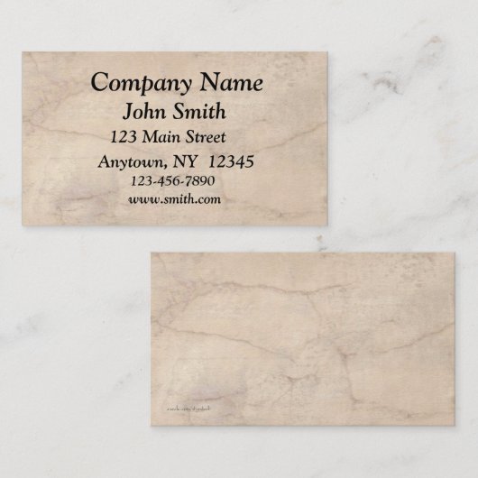 Visitekaartje (Voorkant / Achterkant)