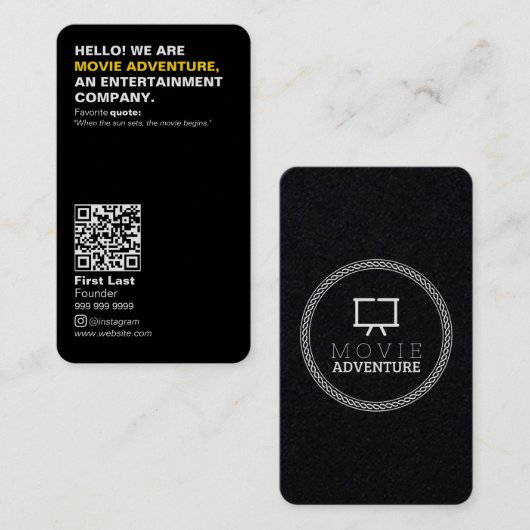 Visitekaartje (Voorkant / Achterkant)