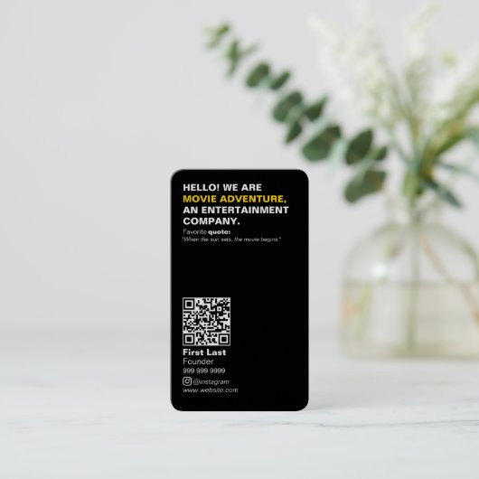 Visitekaartje (Staand voorkant)