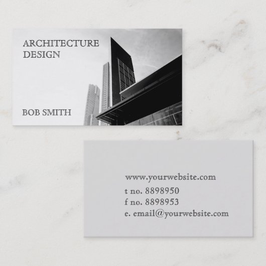 Visitekaartje (Voorkant / Achterkant)