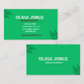 visitekaartje (Voorkant / Achterkant)