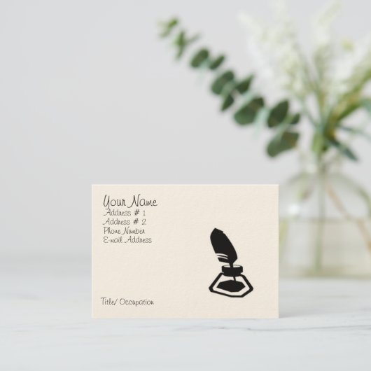 Visitekaartje (Staand voorkant)