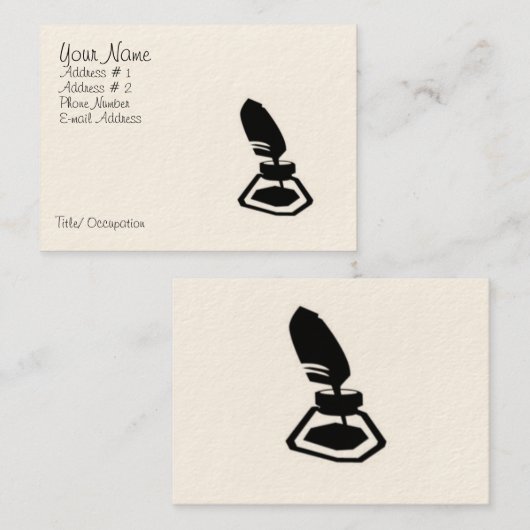 Visitekaartje (Voorkant / Achterkant)