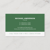 Visitekaartje (Achterkant)