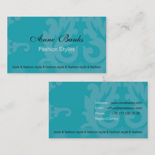 Visitekaartje (Voorkant / Achterkant)