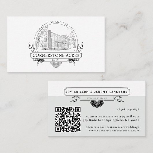 VISITEKAARTJE (Voorkant / Achterkant)