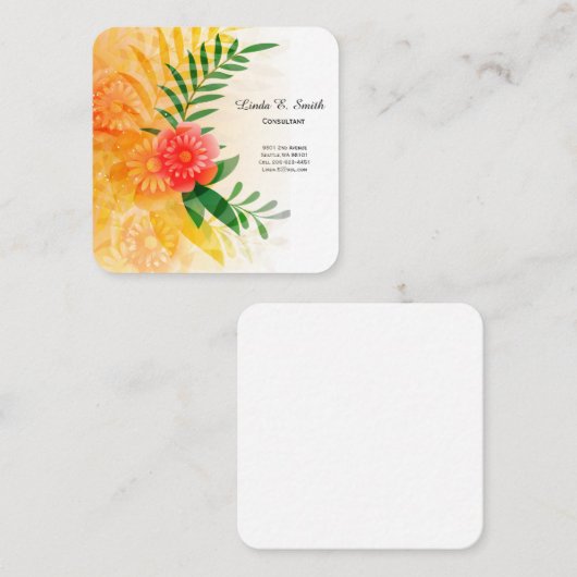 visitekaartje (Voorkant / Achterkant)