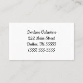 Visitekaartje (Achterkant)