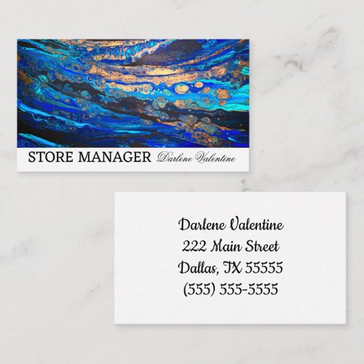 Visitekaartje (Voorkant / Achterkant)