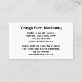  visitekaartje (Achterkant)