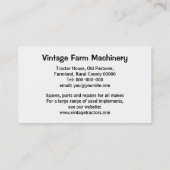  visitekaartje (Achterkant)