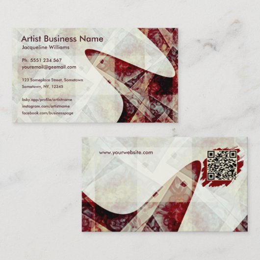 Visitekaartje (Voorkant / Achterkant)