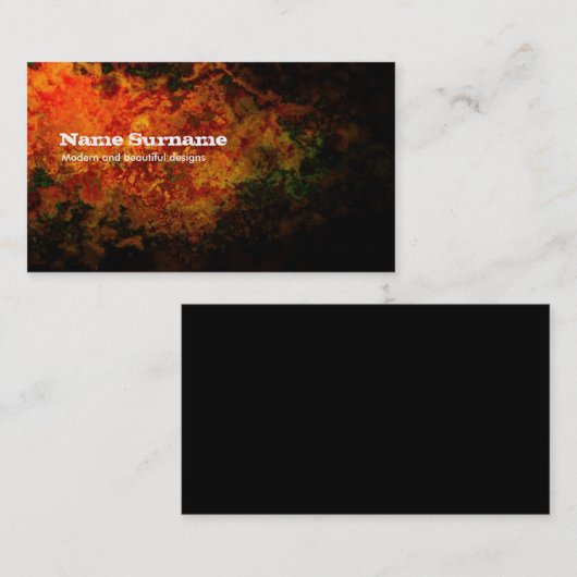 Visitekaartje (Voorkant / Achterkant)