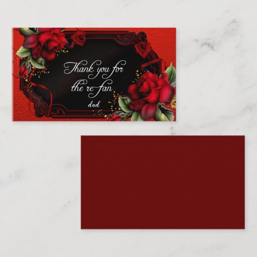 Visitekaartje (Voorkant / Achterkant)