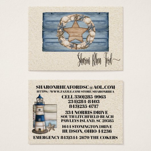 Visitekaartje (Voorkant /achterkant)