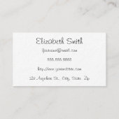 Visitekaartje (Achterkant)