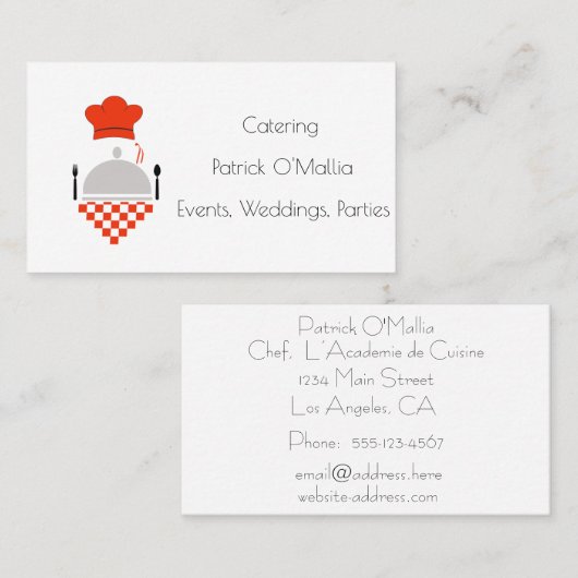 Visitekaartje (Voorkant / Achterkant)