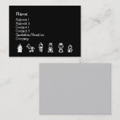 Visitekaartje (Voorkant / Achterkant)