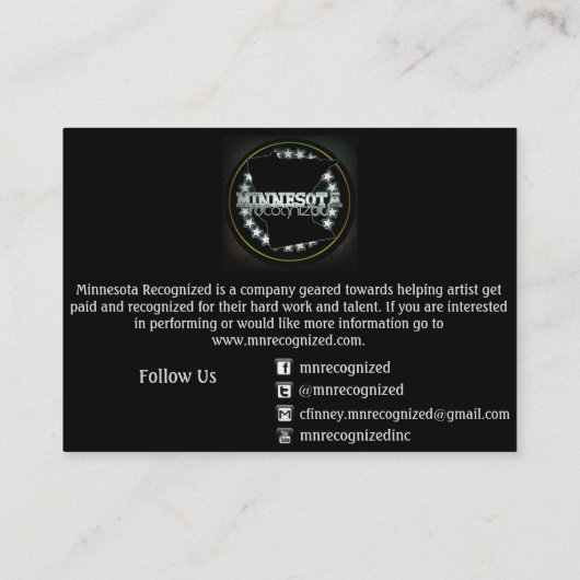 Visitekaartje (Achterkant)