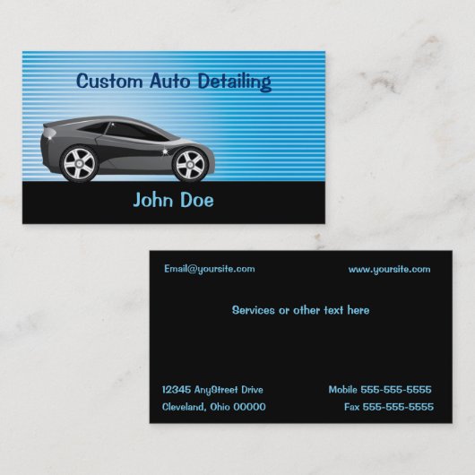 Visitekaartje (Voorkant / Achterkant)