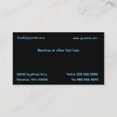 Visitekaartje (Achterkant)